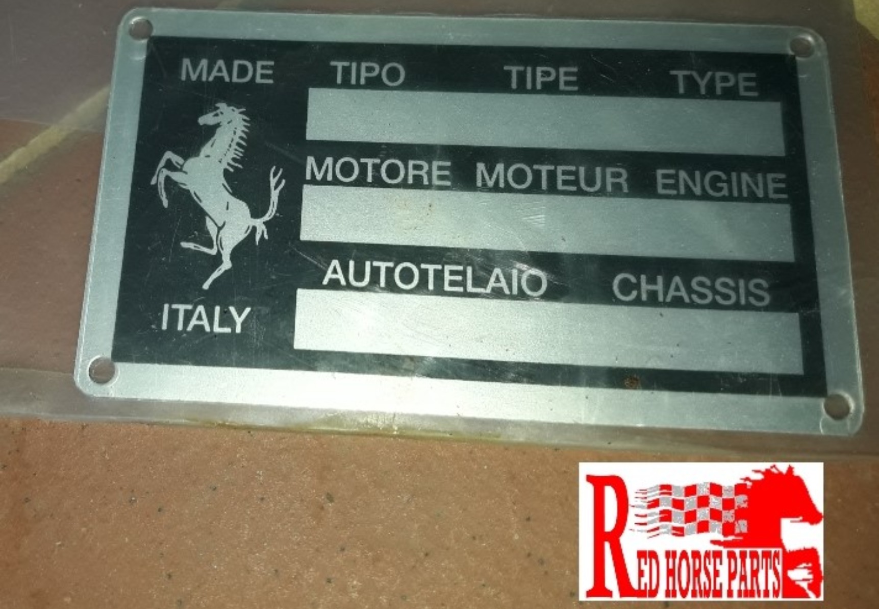 Ferrari 308 VIN Plate