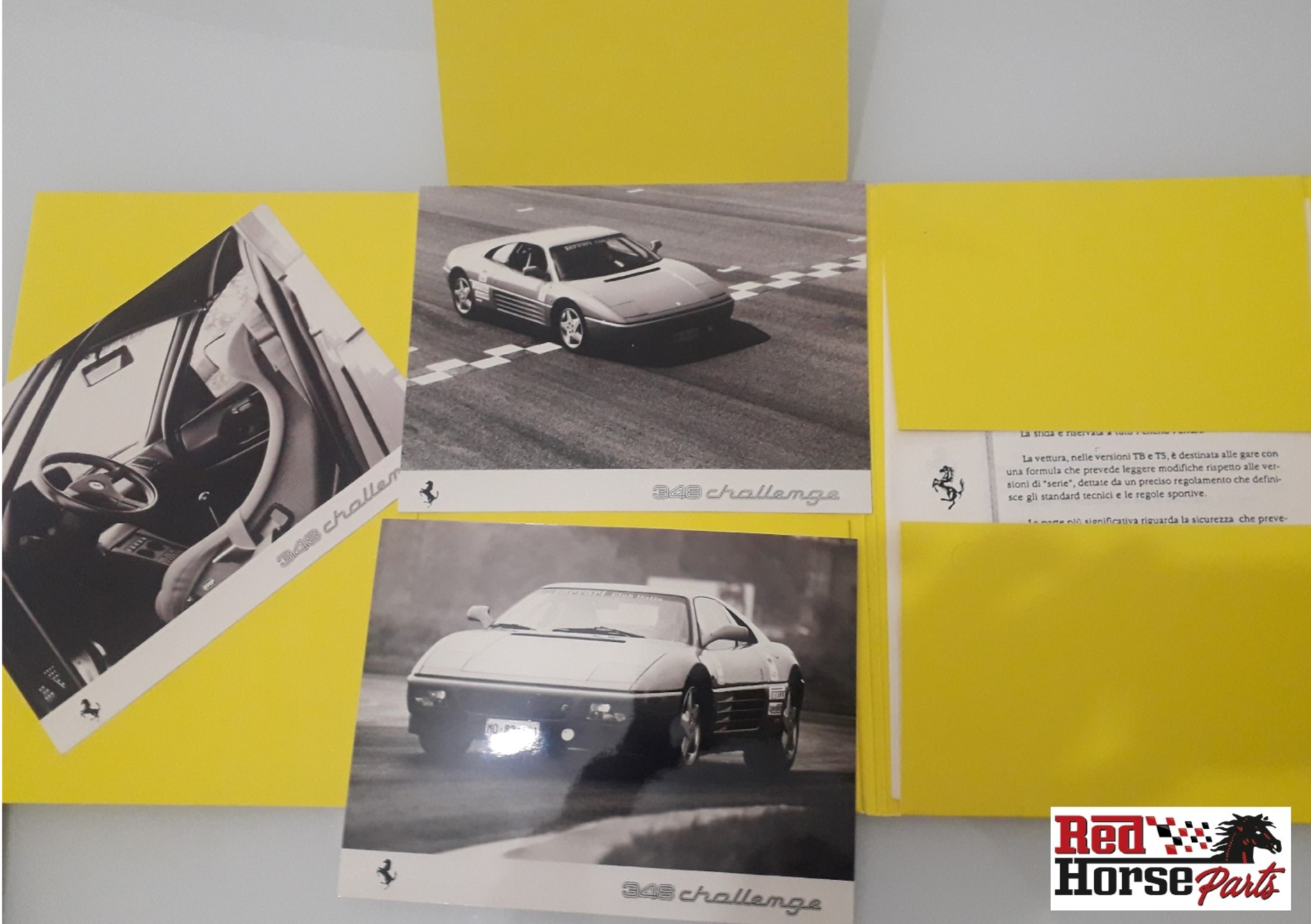 Ferrari 348 challenge Brochure