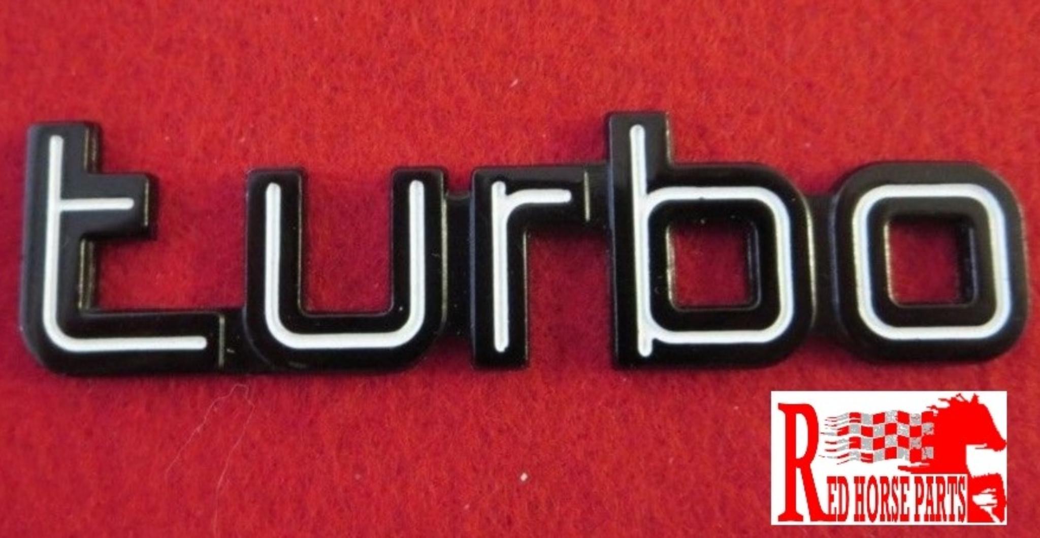 Ferrari turbo script badge